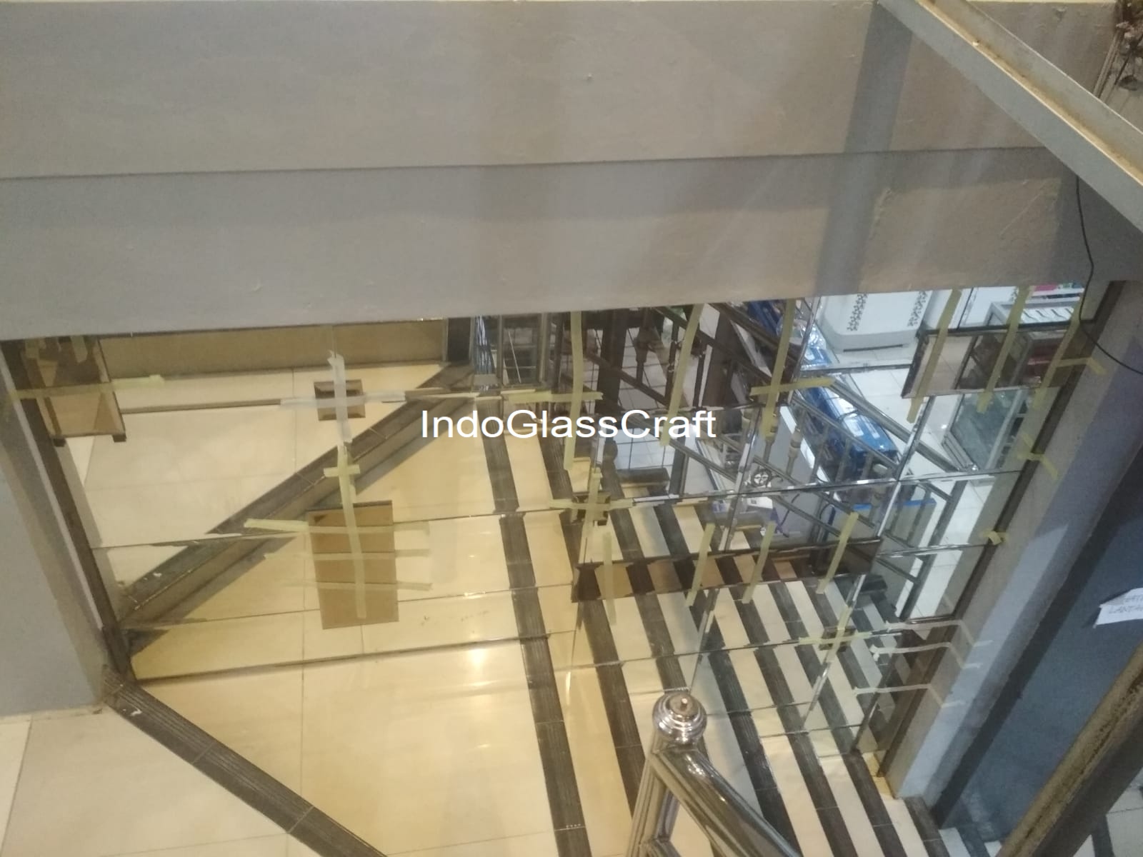 Pemasangan Cermin Dinding Bevel - Di Kartasura - Image 2