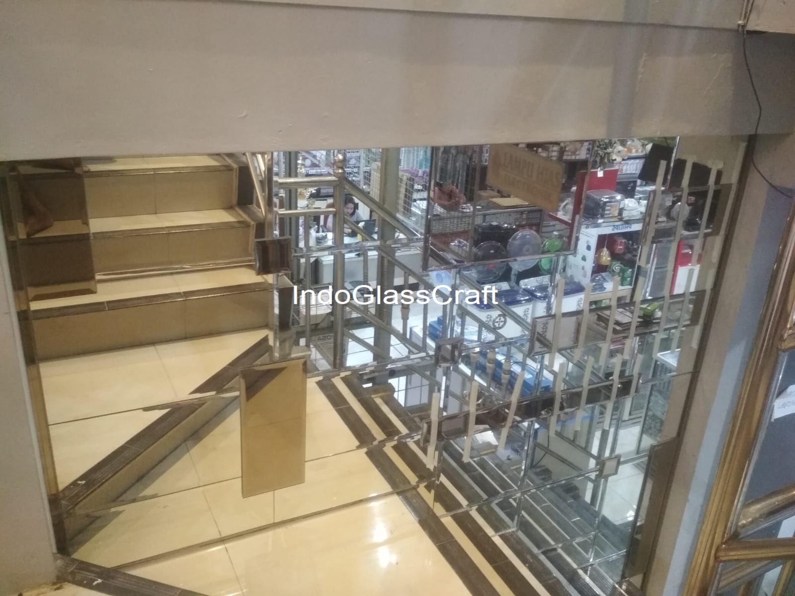 Pemasangan Cermin Dinding Bevel - Di Kartasura - Image 4
