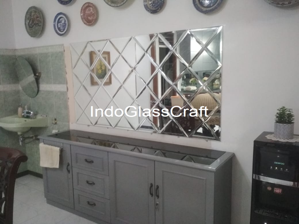 Pengerjaan Cermin Bevel Wajik - Di Yogyakarta - Image 2